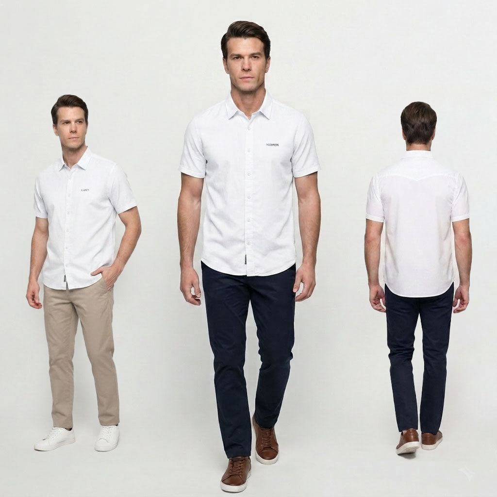 HUMMER MENS SHORT SLEEVE SHIRT [SMART FIT] H0122
