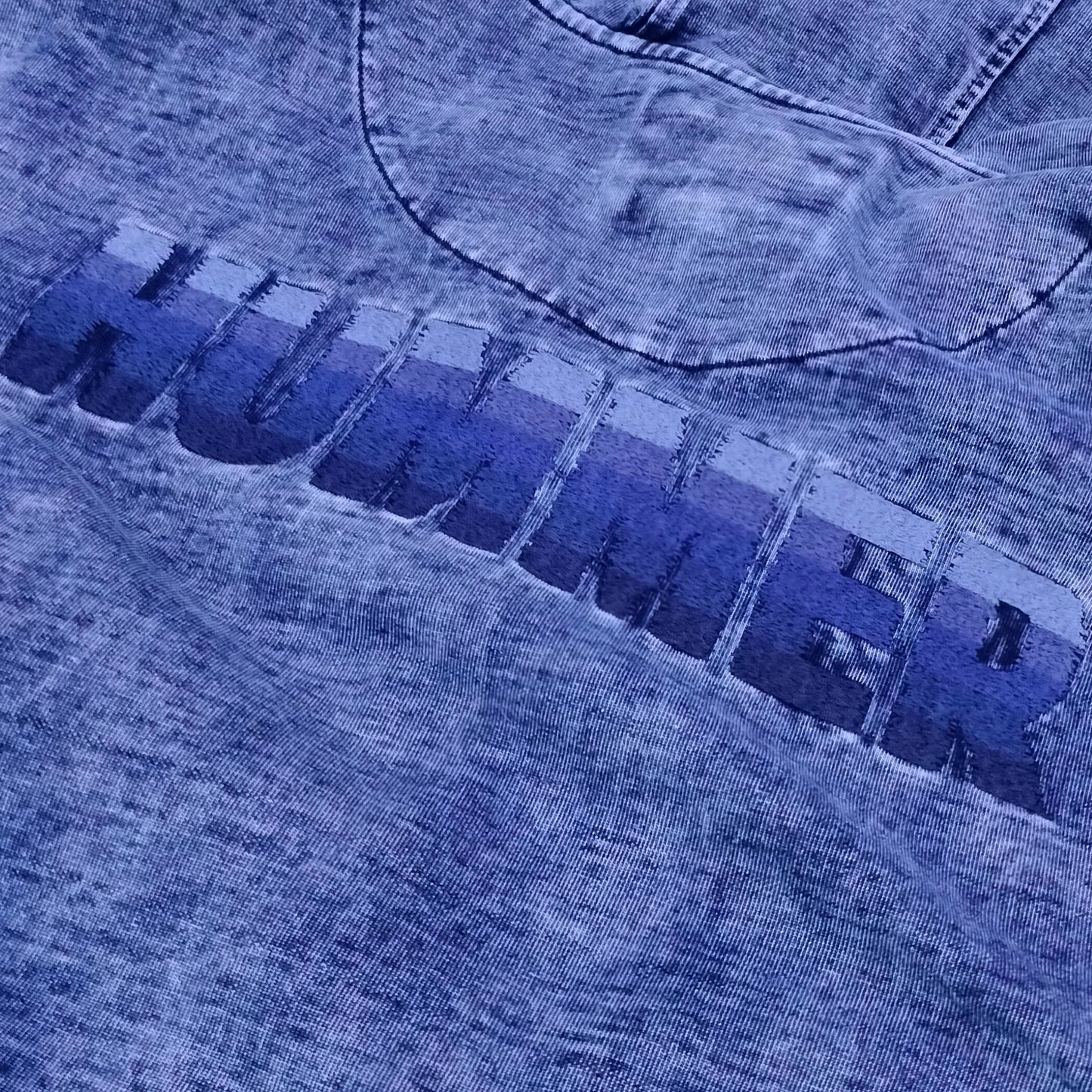 HUMMER MENS JEAN LONG SLEEVE HOODED JACKET H0028