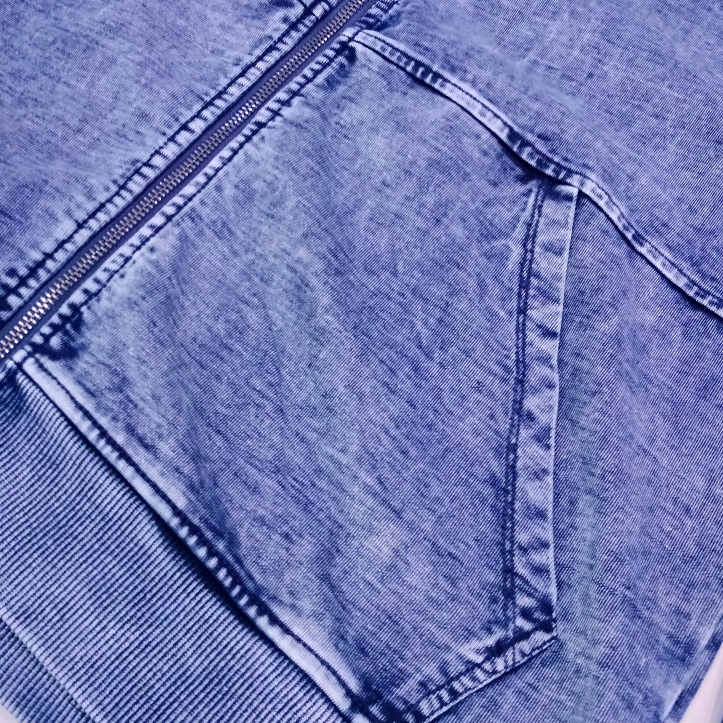 HUMMER MENS JEAN LONG SLEEVE HOODED JACKET H0028