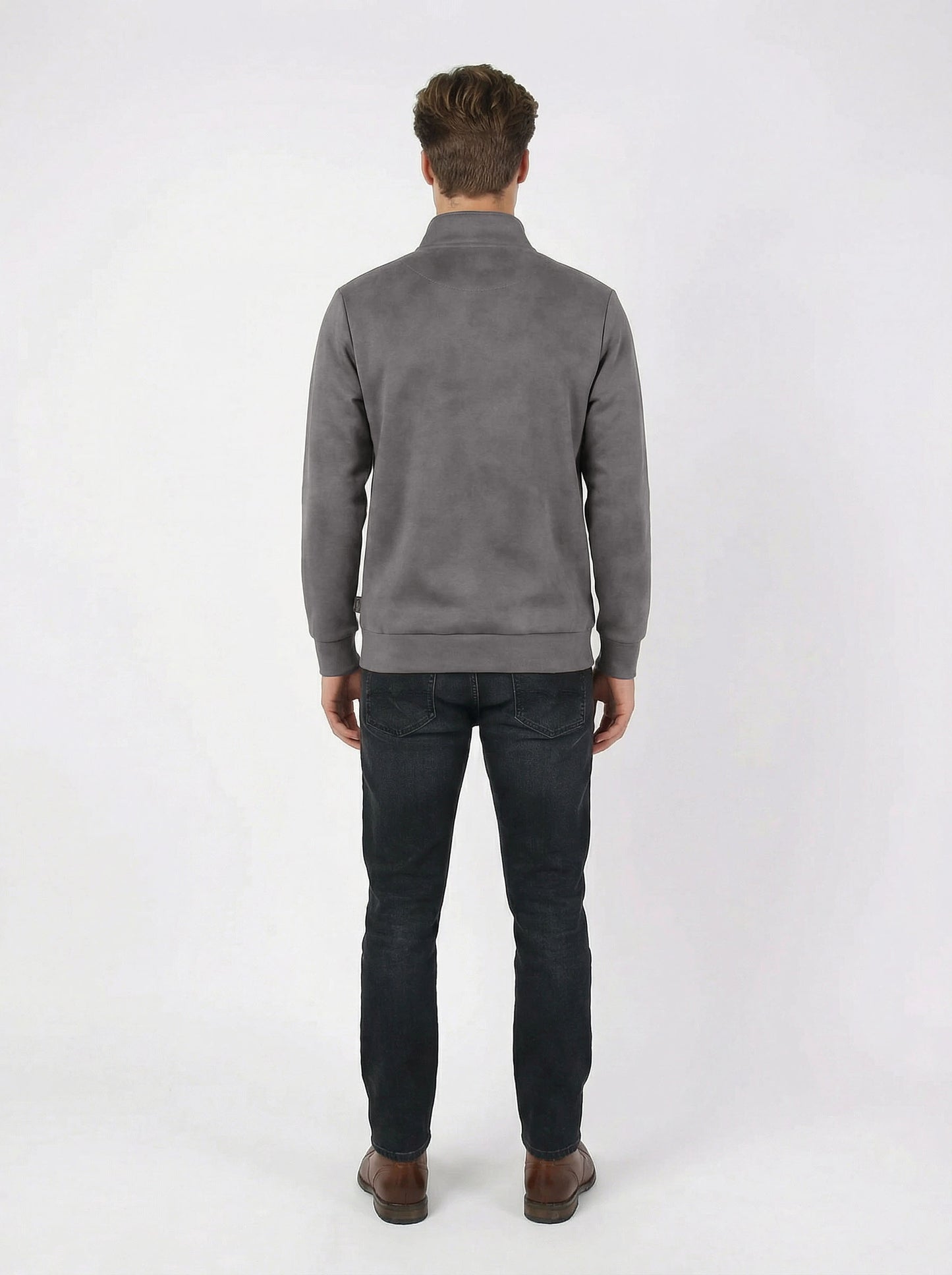 HUMMER MENS LONG SLEEVE QUATER ZIP T SHIRT H0066
