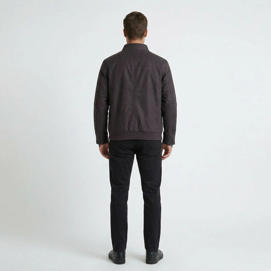 HUMMER MENS PU COATED LONG SLEEVE JACKET H0078