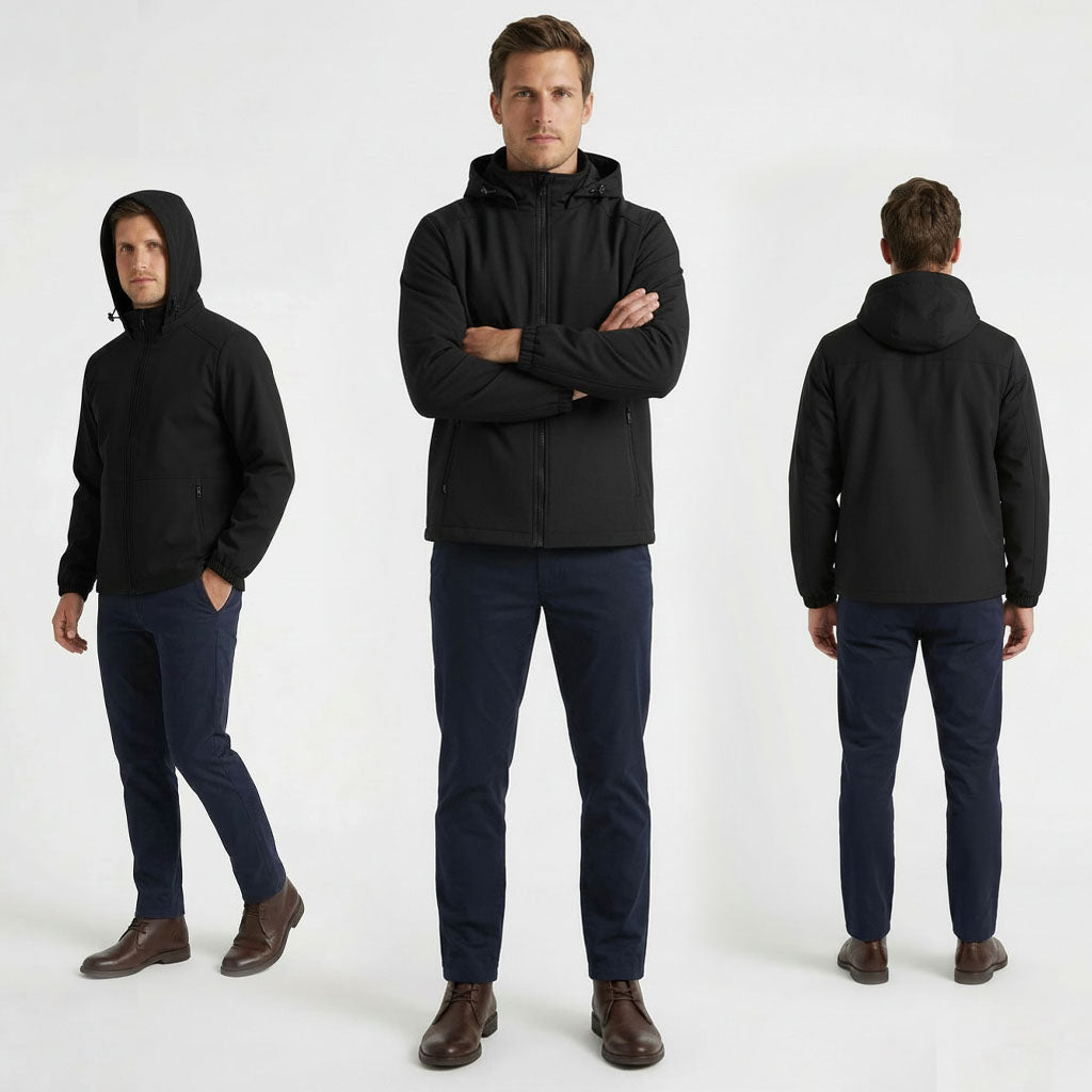 HUMMER MENS LONG SLEEVE HOODED JACKET H0098