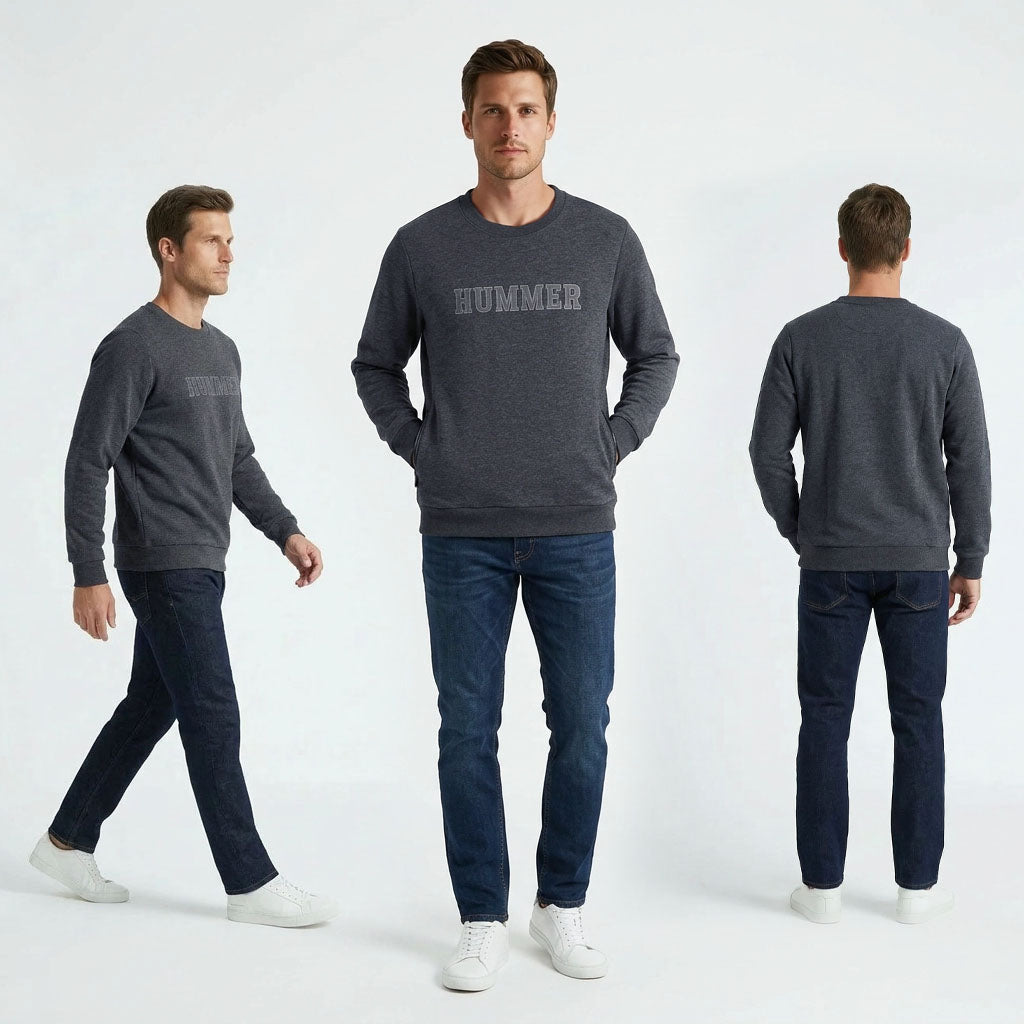HUMMER MENS LONG SLEEVE SWEATER H0083