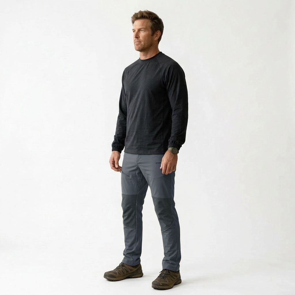 HUMMER MENS LONG PANTS CASUAL OUTDOOR CHINO [LOOSE FIT] H0093