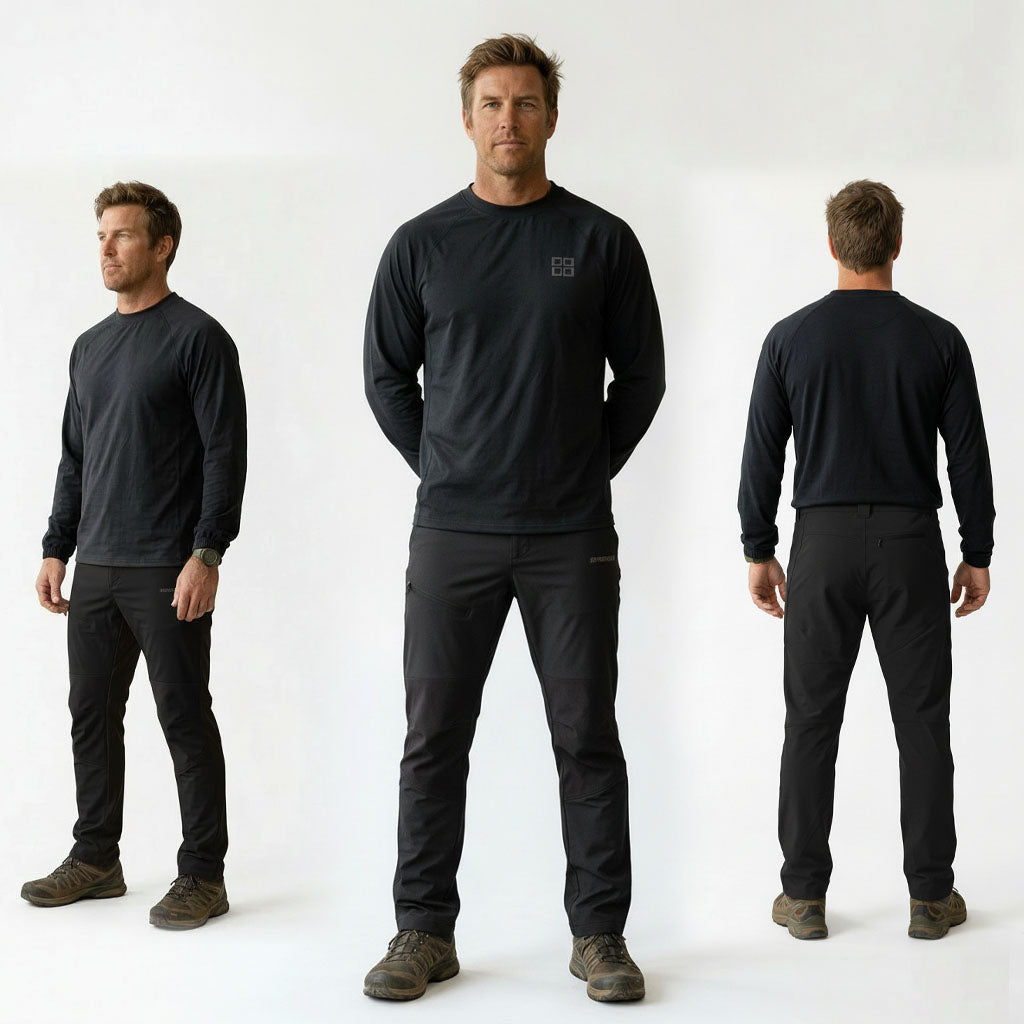HUMMER MENS LONG PANTS CASUAL OUTDOOR CHINO [LOOSE FIT] H0093
