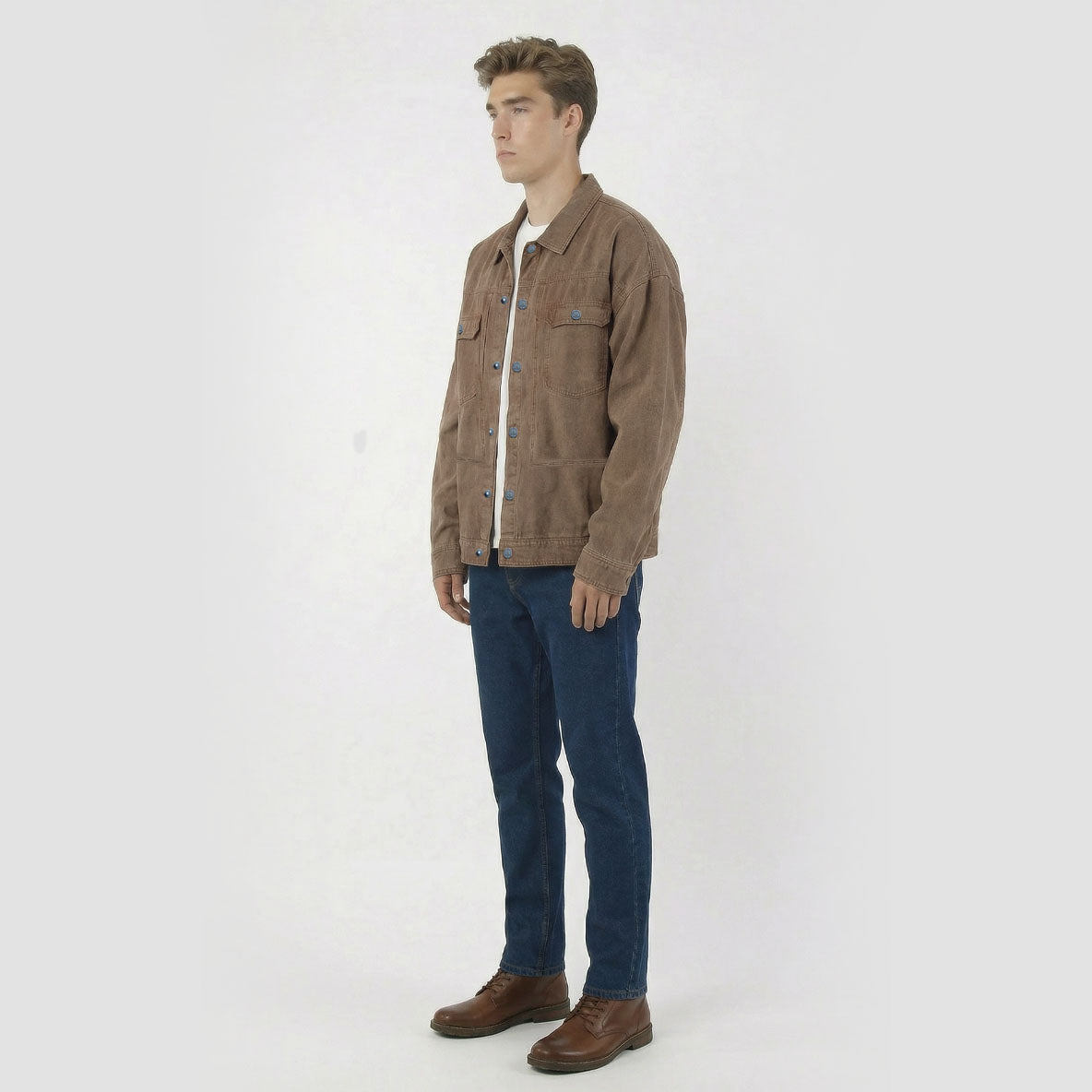 HUMMER MENS JEAN LONG SLEEVE JACKET [OVERSIZE] H0068