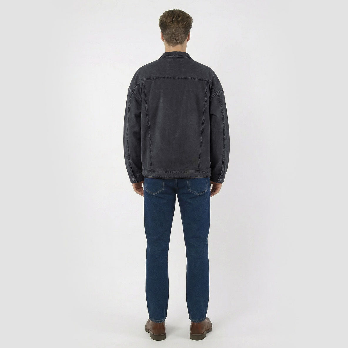 HUMMER MENS JEAN LONG SLEEVE JACKET [OVERSIZE] H0068