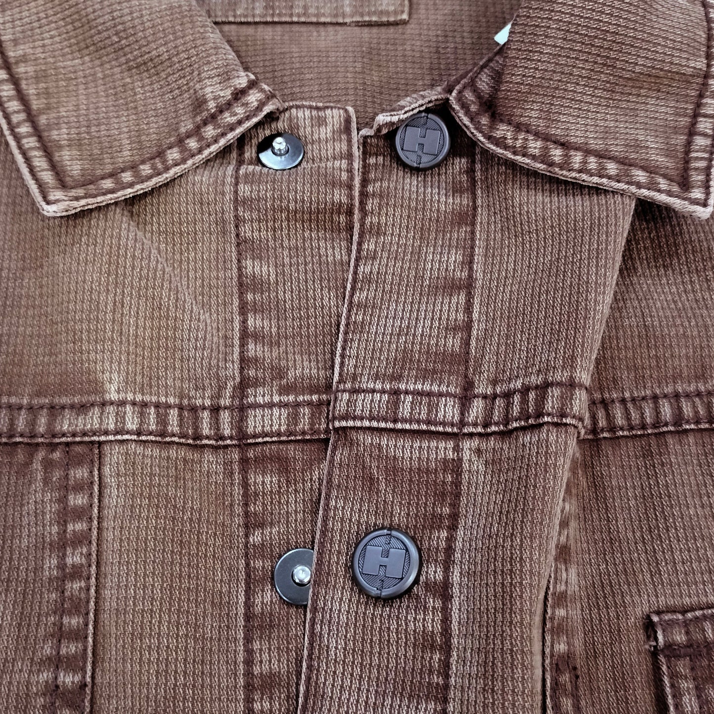 HUMMER MENS JEAN LONG SLEEVE JACKET [OVERSIZE] H0068