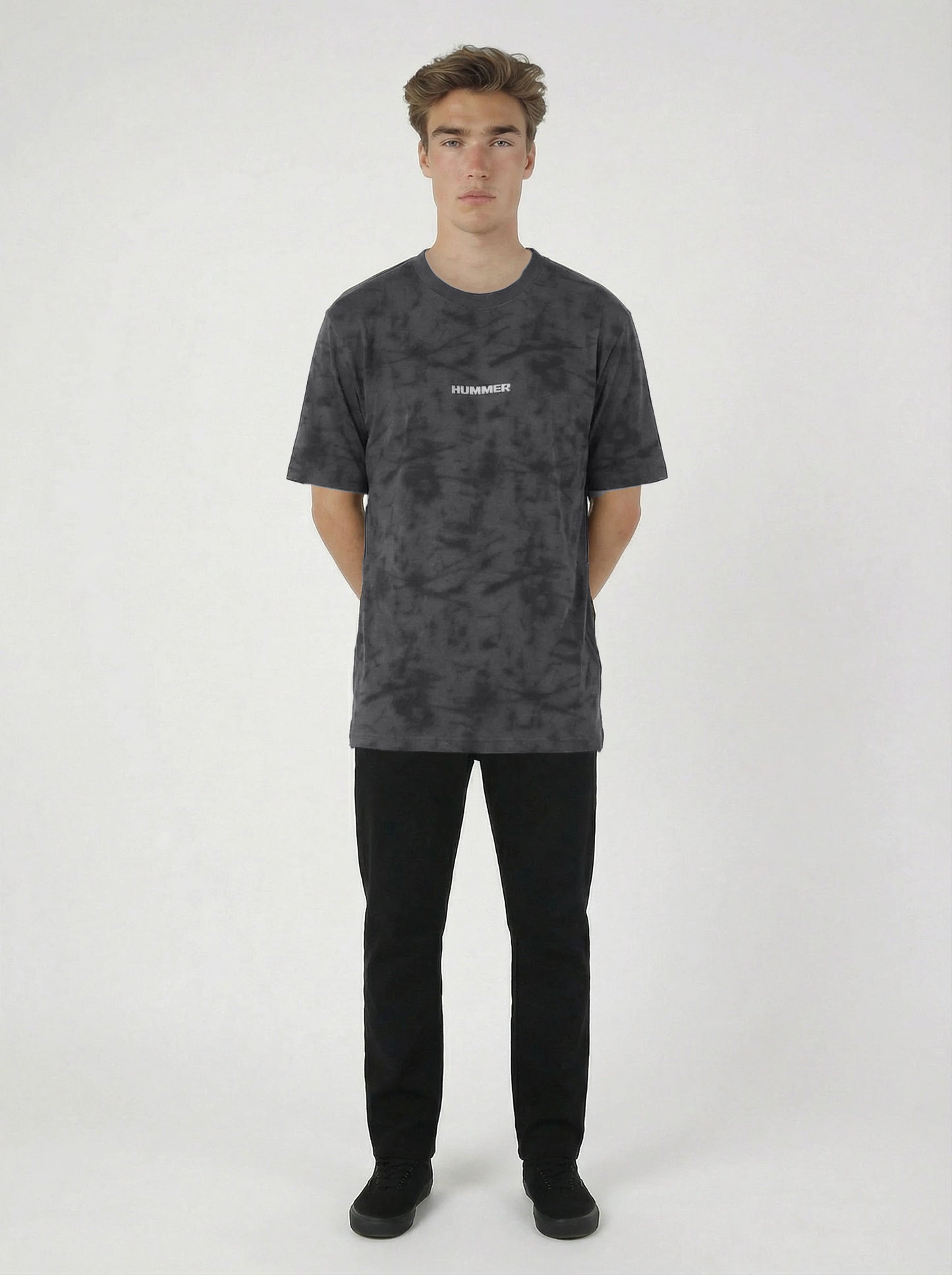 HUMMER MENS SHORT SLEEVE ROUND NECK T SHIRT [OVERSIZE] H0027