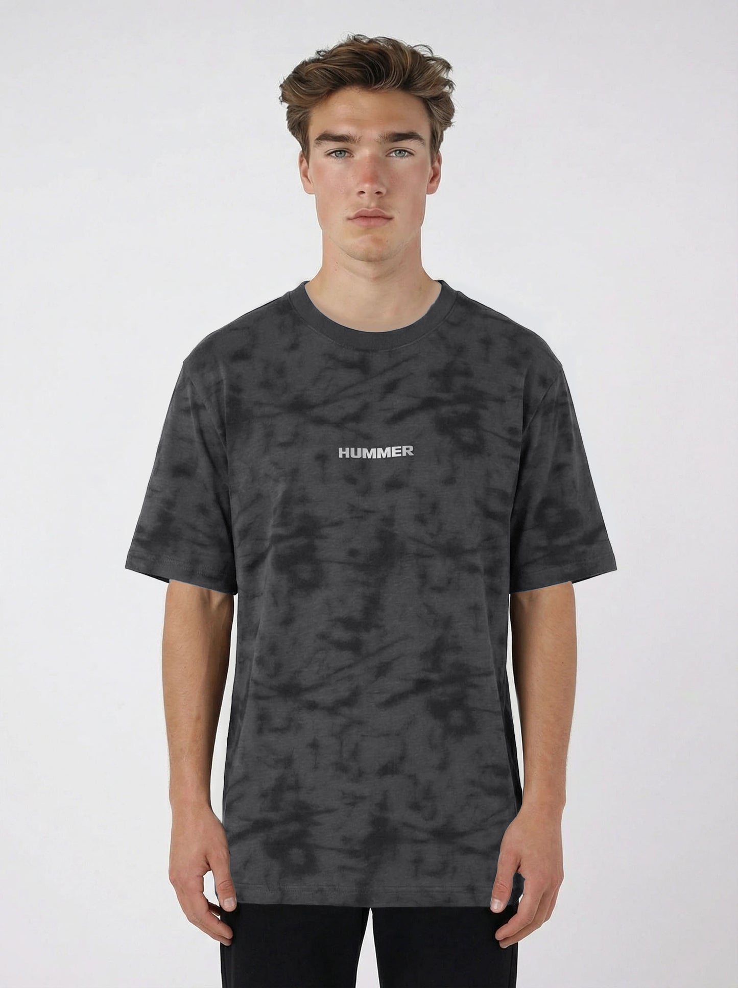 HUMMER MENS SHORT SLEEVE ROUND NECK T SHIRT [OVERSIZE] H0027