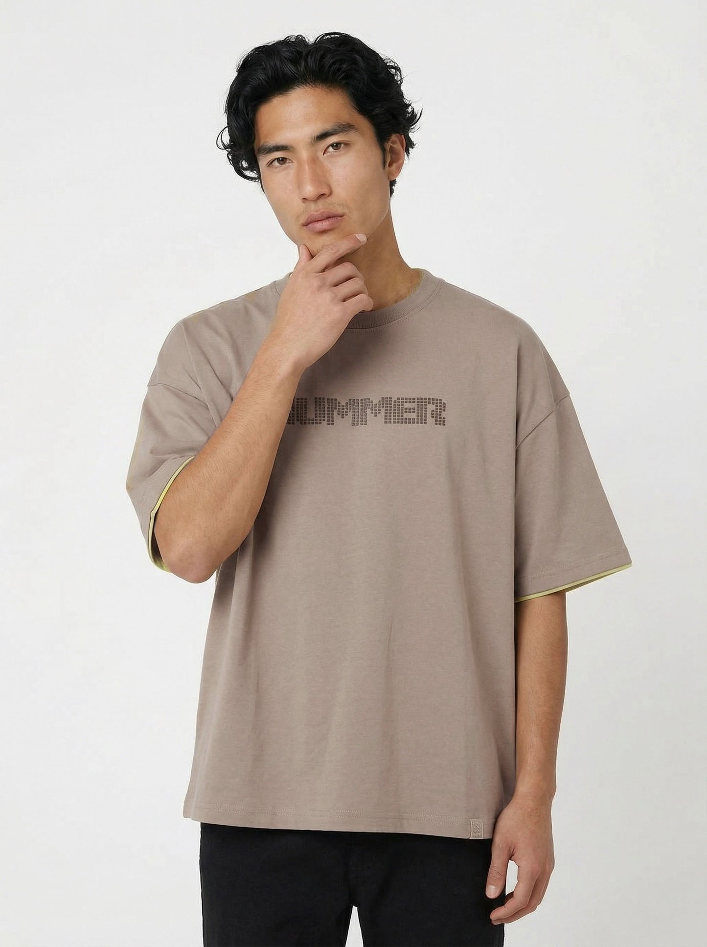 HUMMER MENS SHORT SLEEVE ROUNDNECK T SHIRT [OVERSIZE] H0069