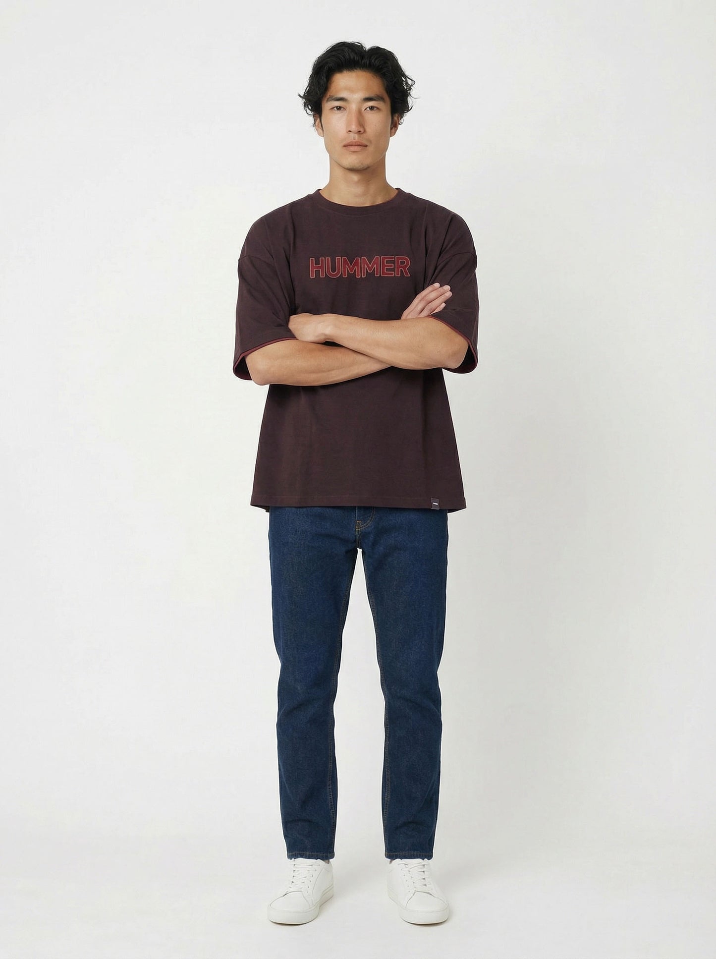 HUMMER MENS SHORT SLEEVE ROUNDNECK T SHIRT [OVERSIZE] H0069