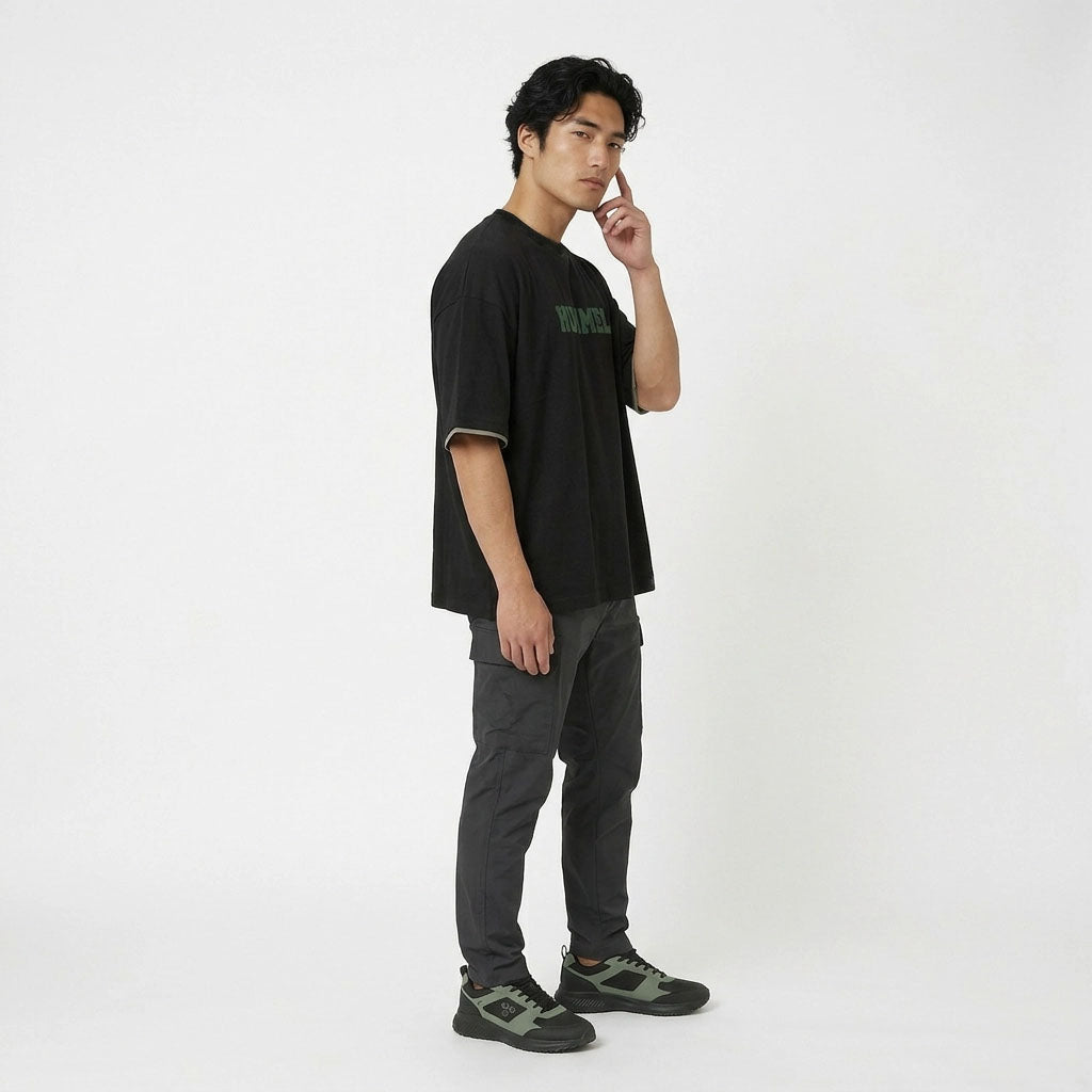 HUMMER MENS SHORT SLEEVE ROUNDNECK T SHIRT [OVERSIZE] H0069