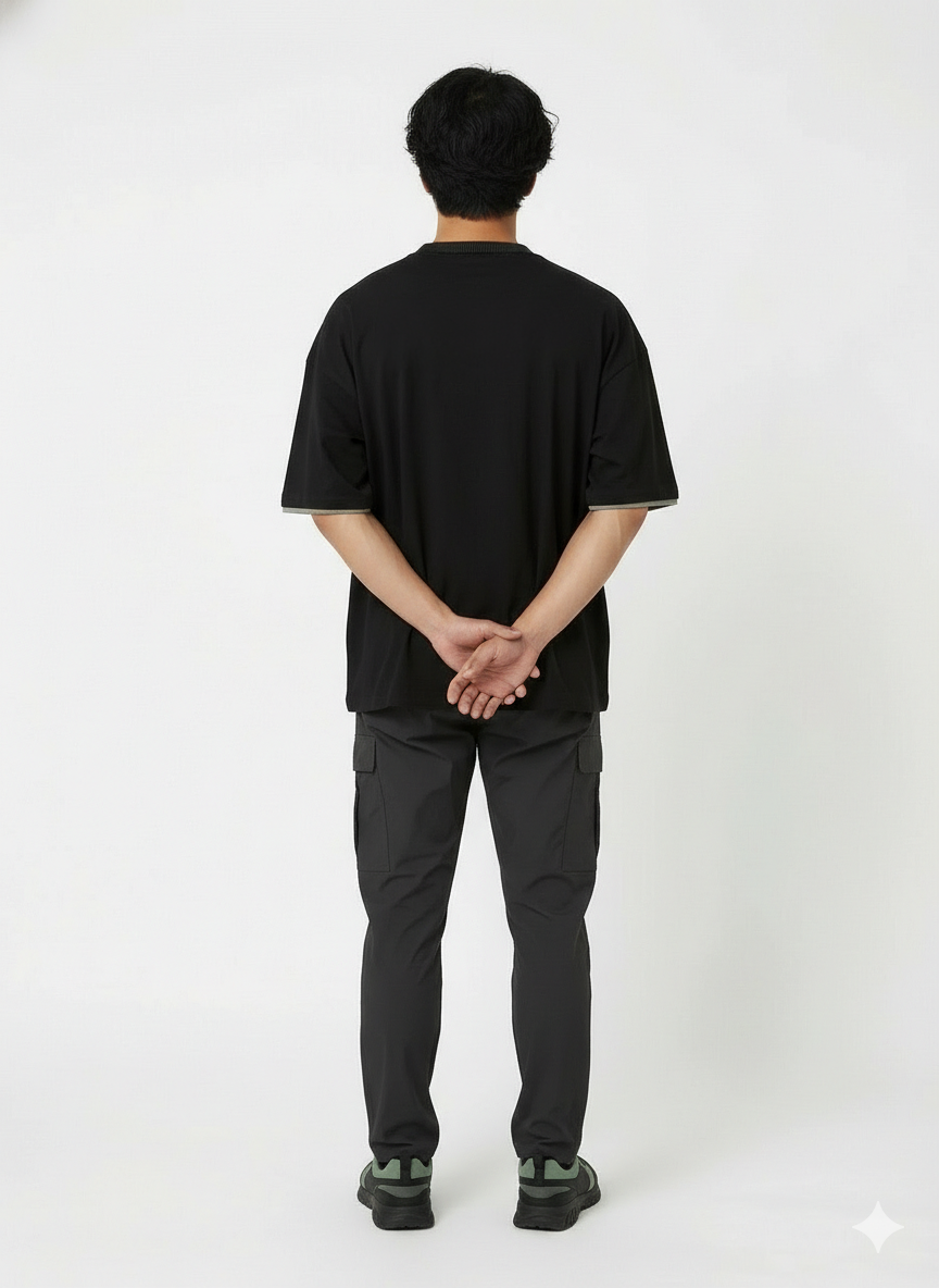 HUMMER MENS SHORT SLEEVE ROUNDNECK T SHIRT [OVERSIZE] H0069