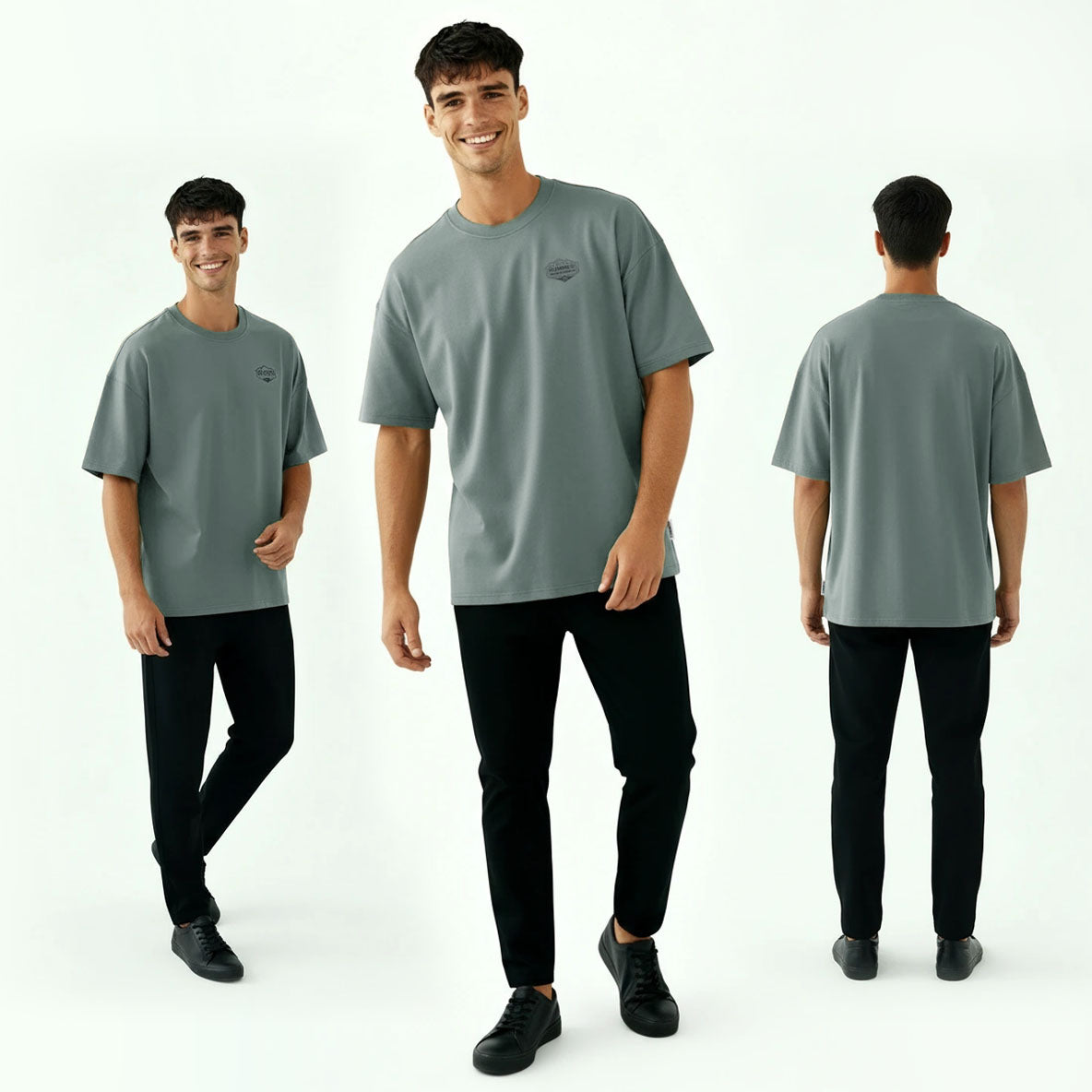 HUMMER SHORT SLEEVE ROUND NECK T SHIRT [OVERSIZE] H0025