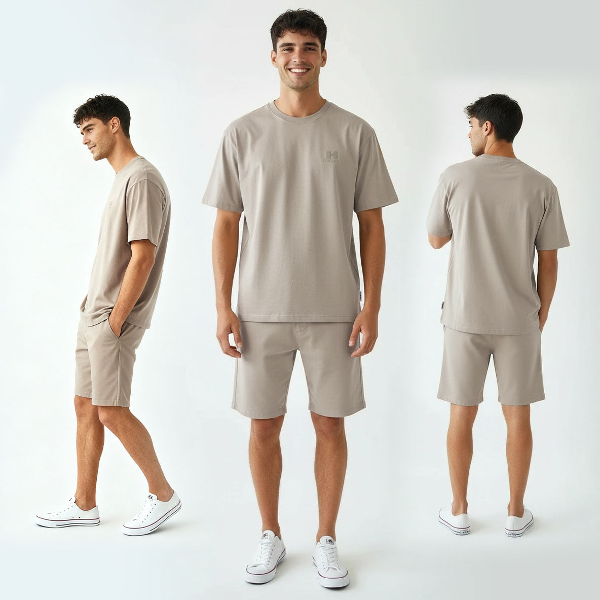 HUMMER SHORT SLEEVE ROUND NECK T SHIRT [OVERSIZE] H0025