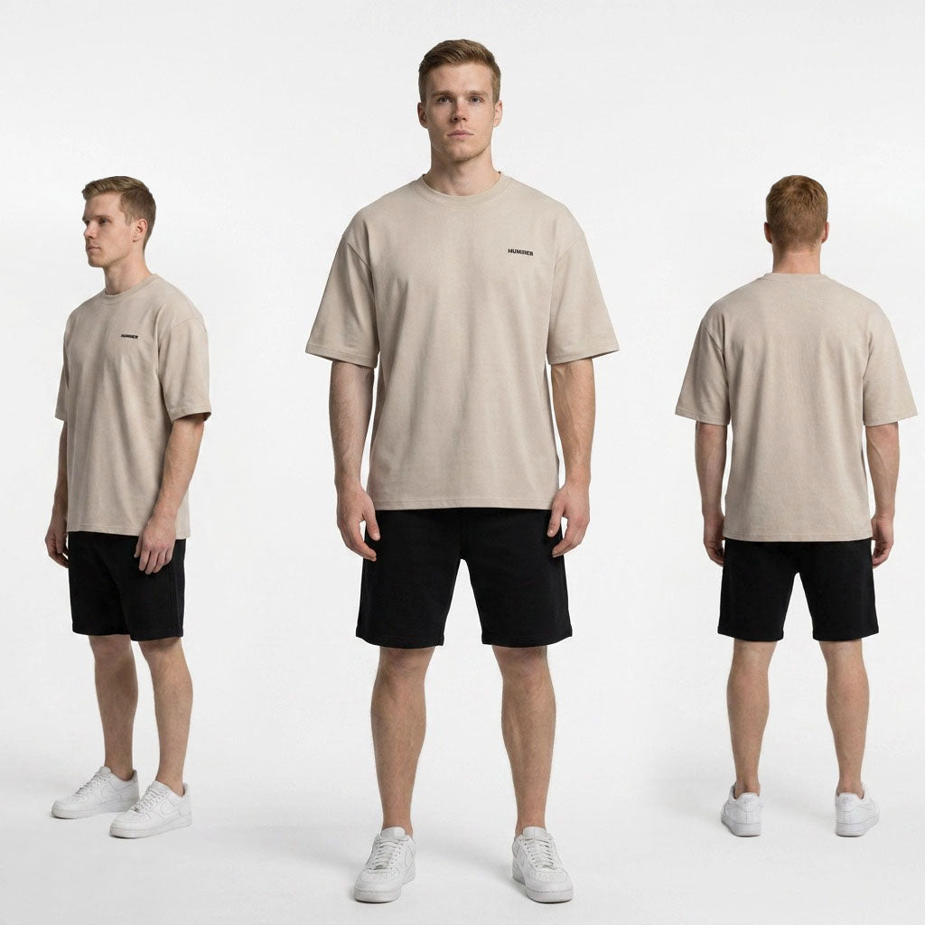 HUMMER MENS SHORT SLEEVE ROUNDNECKTEE [OVERSIZE] H0134