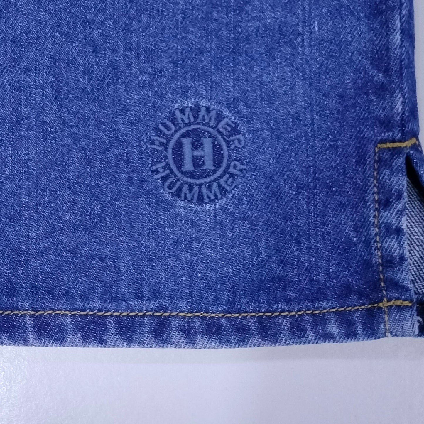 HUMMER MENS JEAN SHORT SLEEVE SHIRT [OVERSIZE] H0046