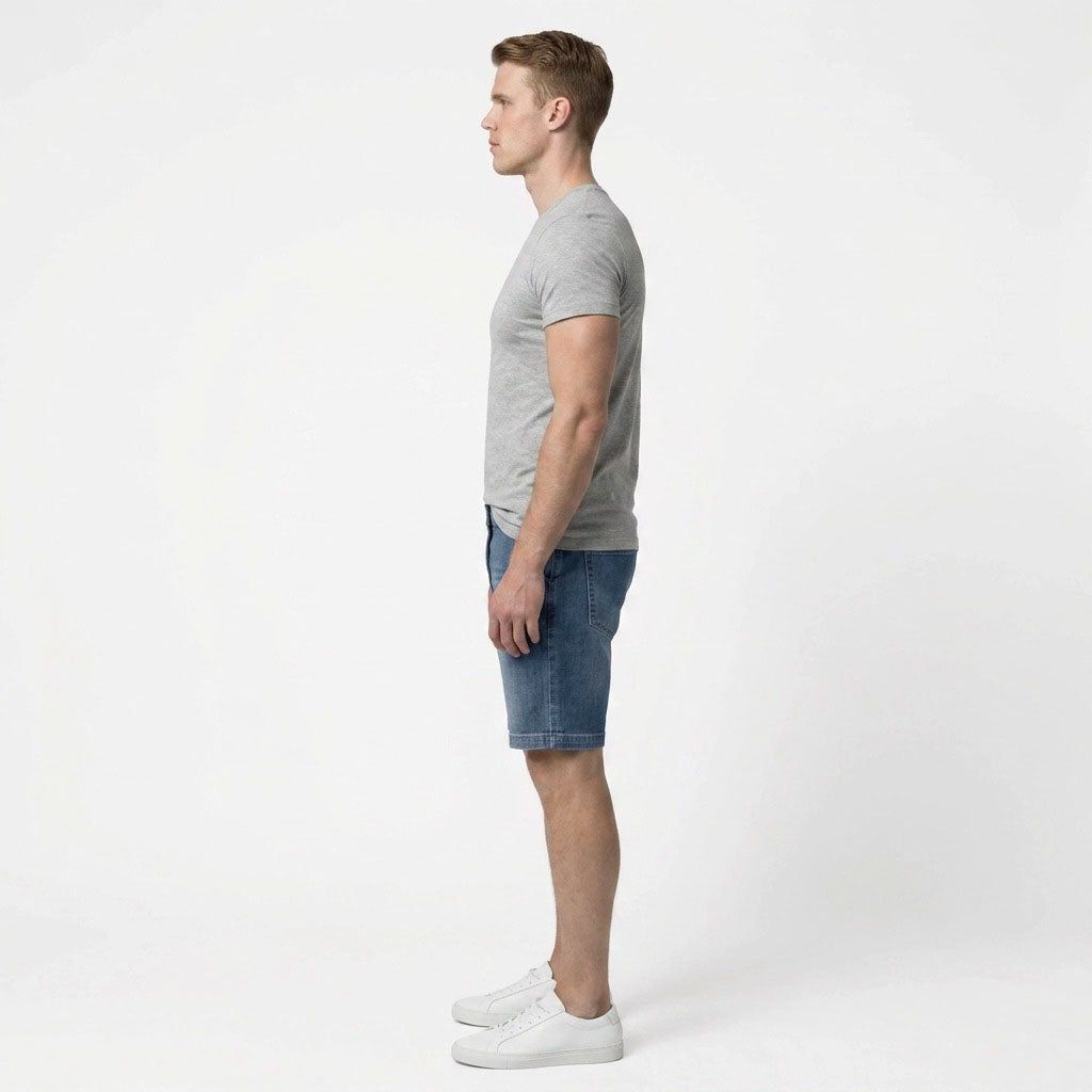 HUMMER MENS SHORT PANTS JEANS [REGULAR FIT] H0056
