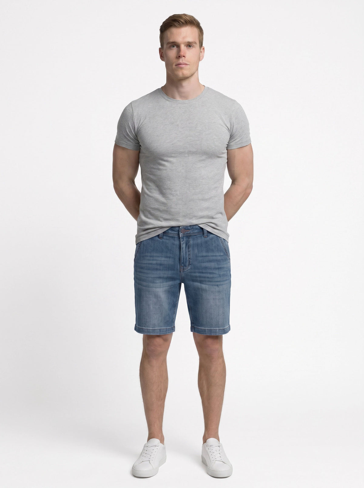 HUMMER MENS SHORT PANTS JEANS [REGULAR FIT] H0056