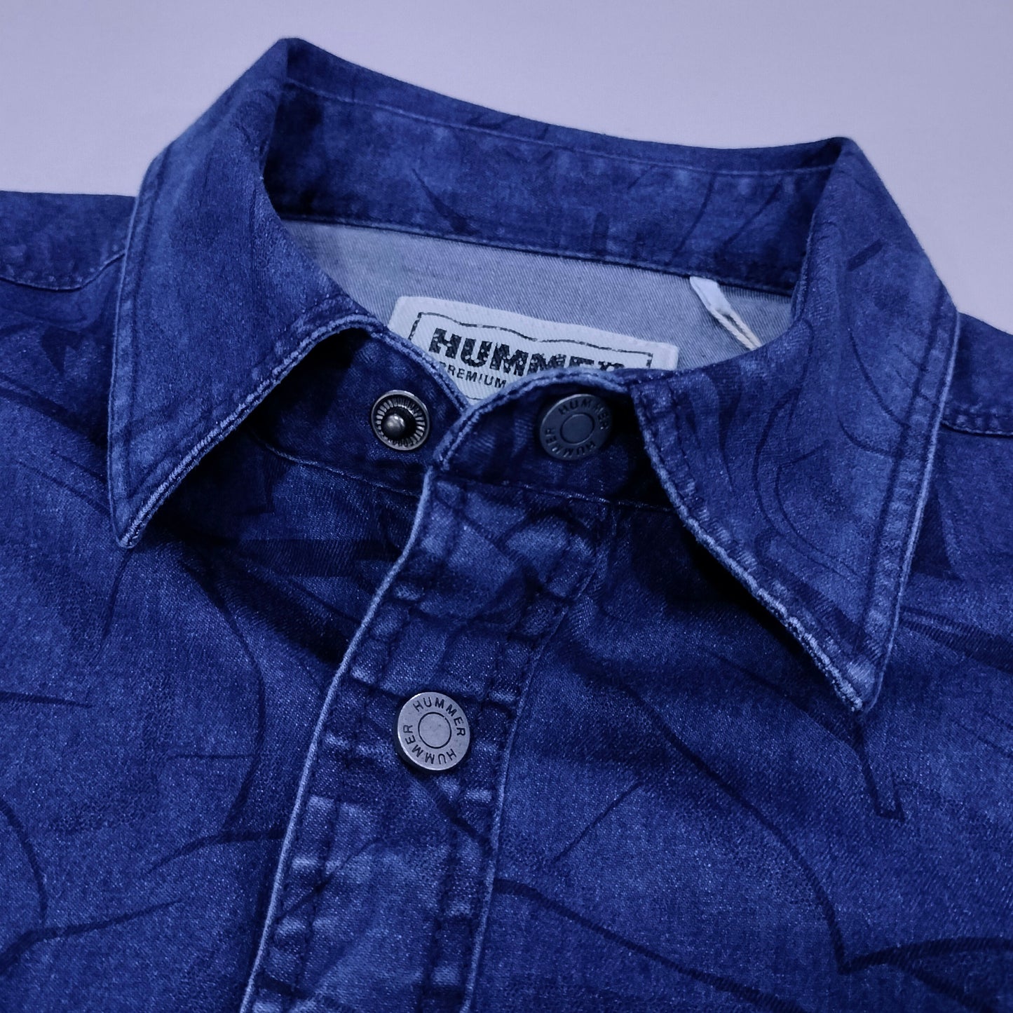 HUMMER MENS JEAN SHORT SLEEVE SHIRT [REGULAR FIT] H0042