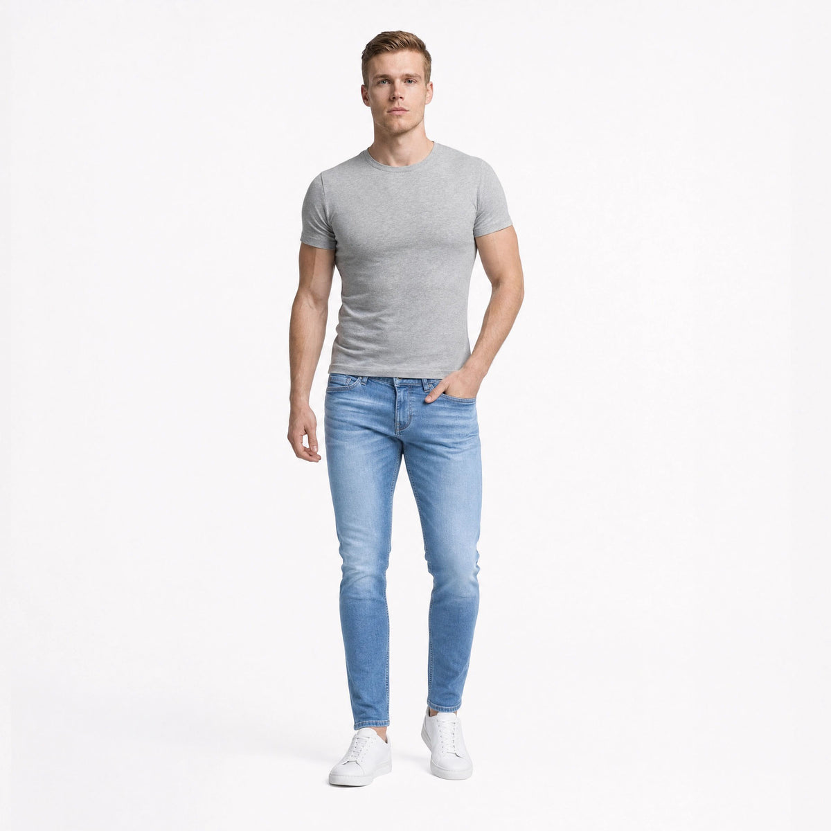 HUMMER MENS LONG PANTS JEANS [SLIM FIT] H0129