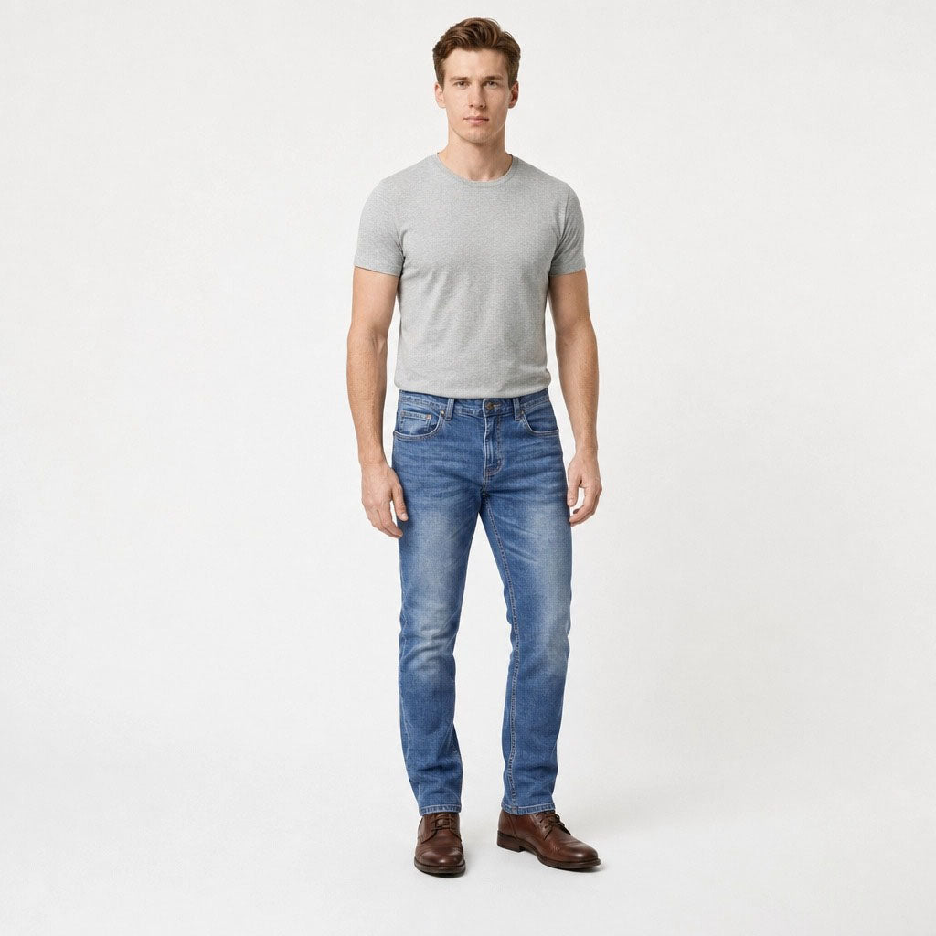 HUMMER MENS LONG PANTS JEANS [SLIM FIT] H0129