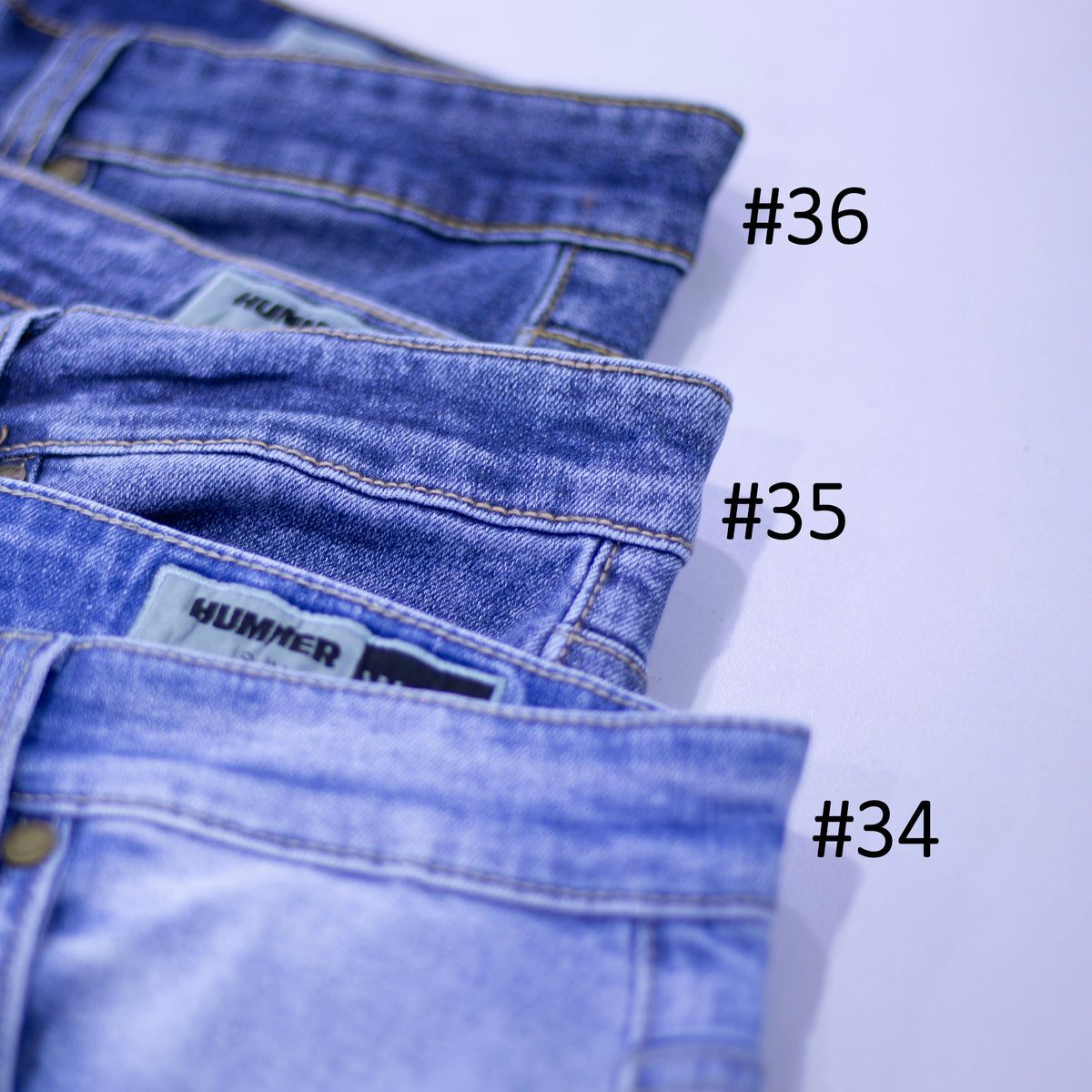 HUMMER MENS LONG PANTS JEANS [SLIM FIT] H0129