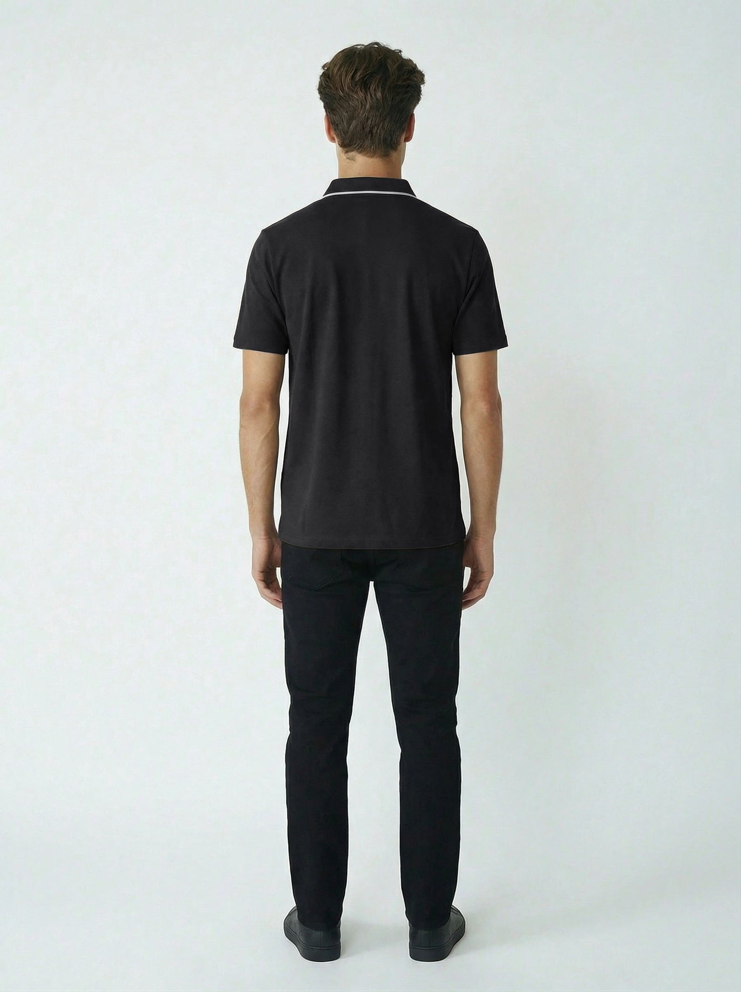HUMMER MENS SHORT SLEEVE POLO T SHIRT [SLIM FIT] H0052