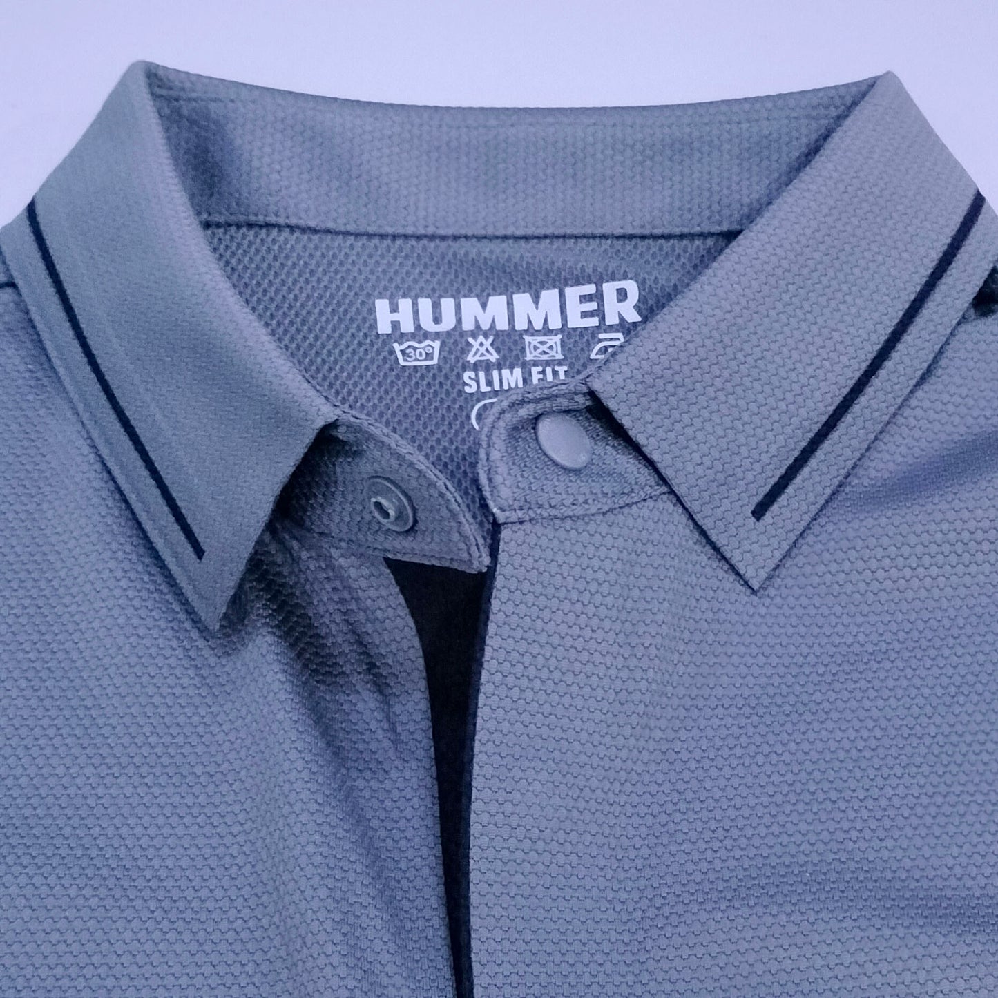 HUMMER MENS SHORT SLEEVE POLO T SHIRT [SLIM FIT] H0110