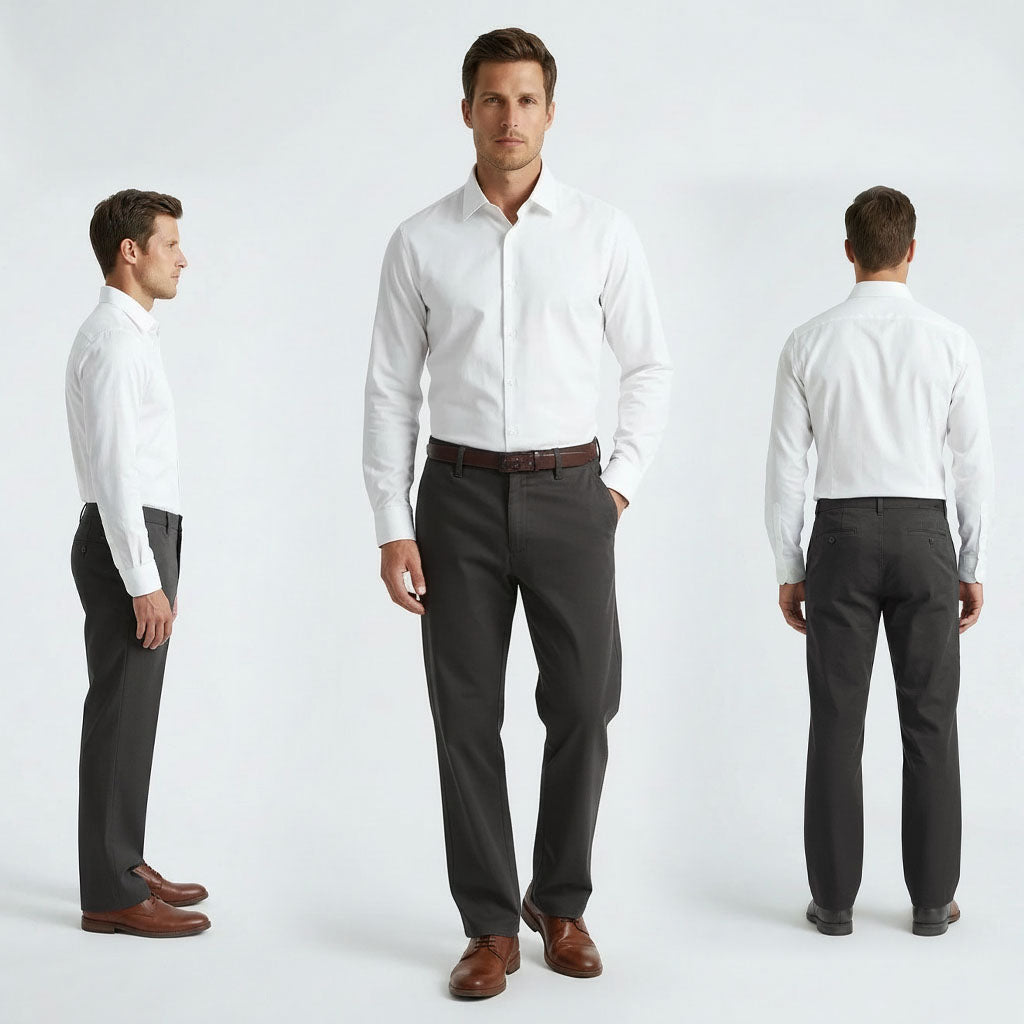 HUMMER MENS CHINO LONG PANTS [WIDE STRAIGHT] H0115