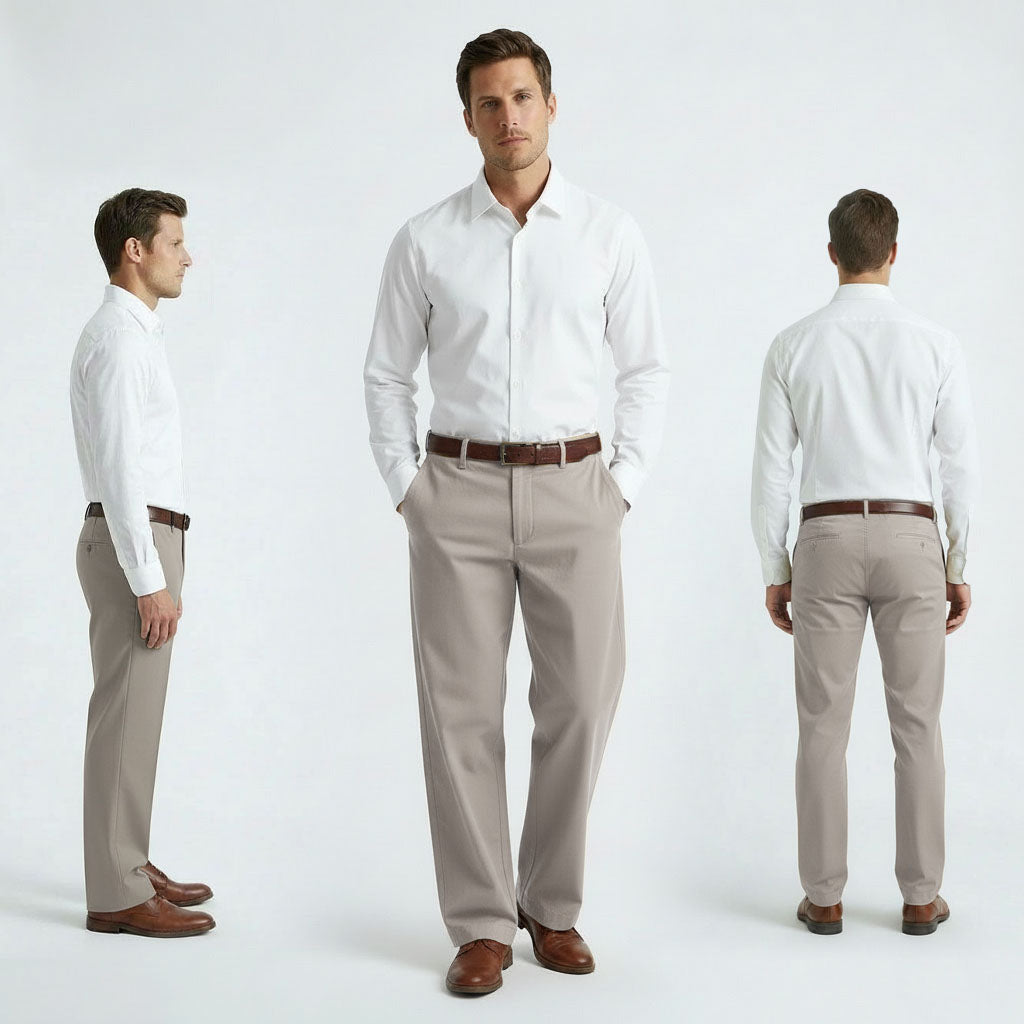 HUMMER MENS CHINO LONG PANTS [WIDE STRAIGHT] H0115