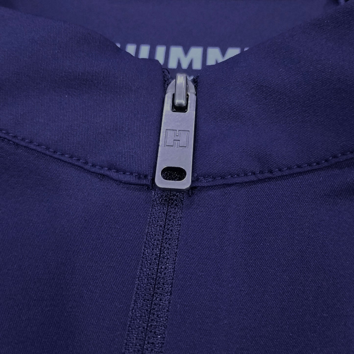 HUMMER MENS SHORT SLEEVE QUARTERZIP T SHIRT [FREE CUT] H0097