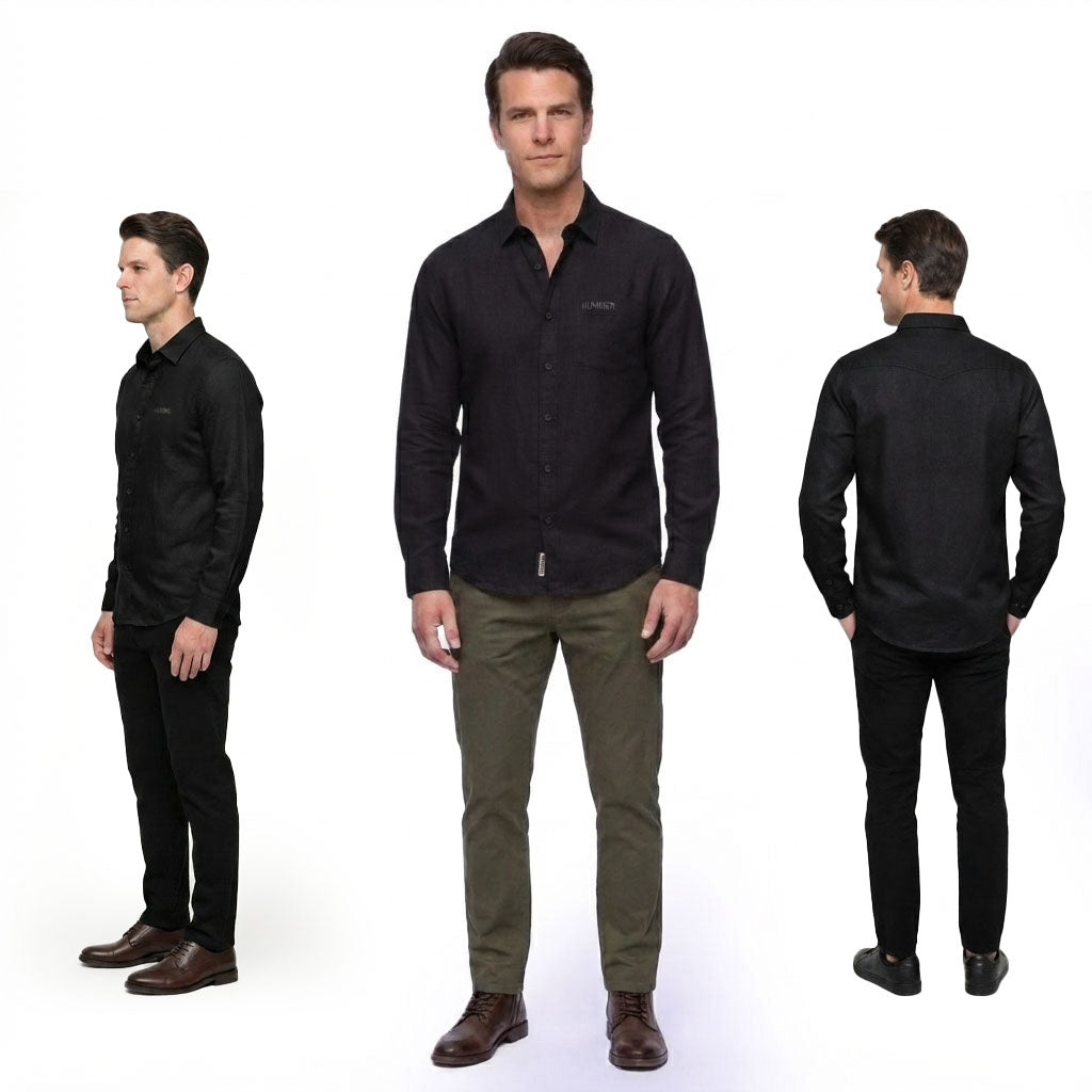 HUMMER MENS LONG SLEEVE SHIRT [SMART FIT] H0123